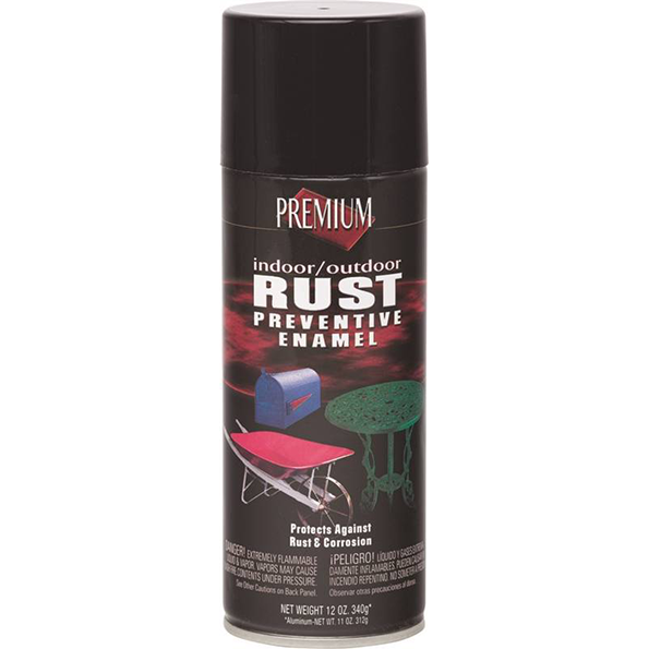 SPRAY PAINT - RUST-OLEUM GLOSSY BLACK (12 OZ.)