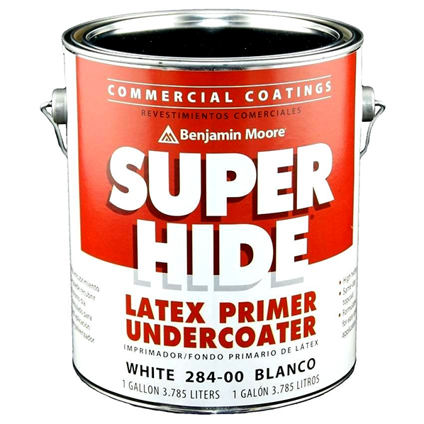 PAINT - BENJAMIN MOORE SUPER HIDE LATEX PRIMER WHITE (1 GAL. 284-00)
