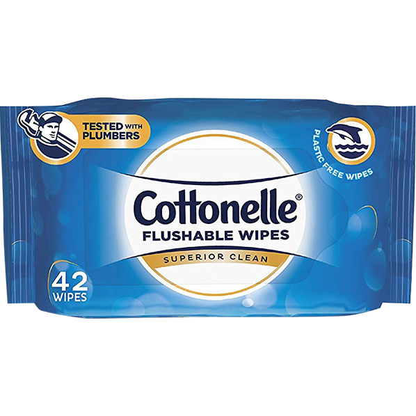 WIPES - COTTONELLE FLUSH PK/42