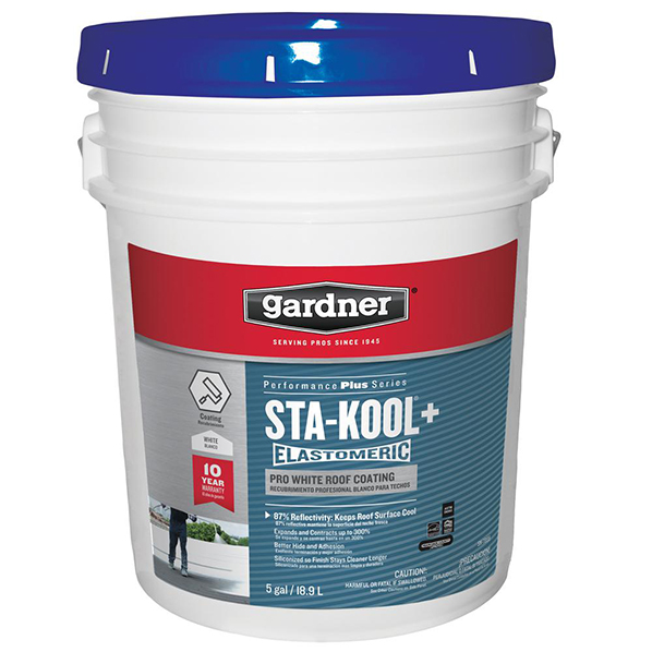 ROOF COATING - 5 GAL. ELASTO WH