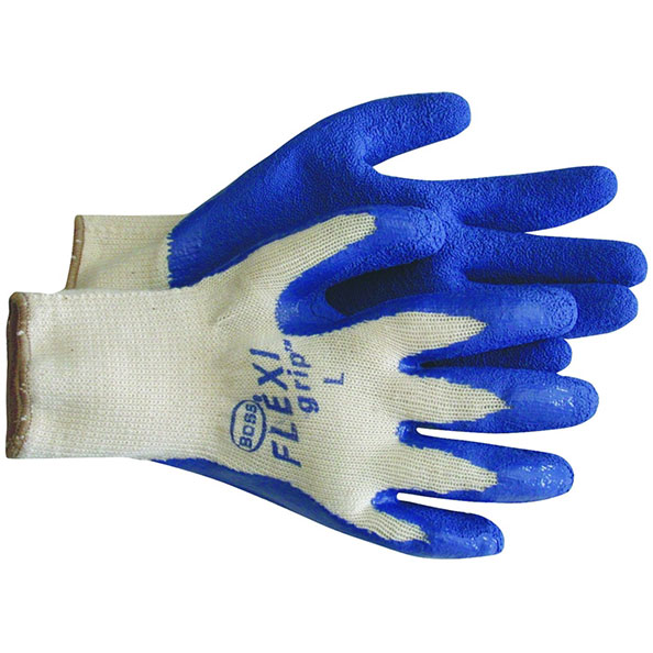 GLOVES - FLEXI GRIP LARGE GRAY