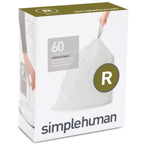 BAGS - SIMPLE HUMAN R 10L/60CT