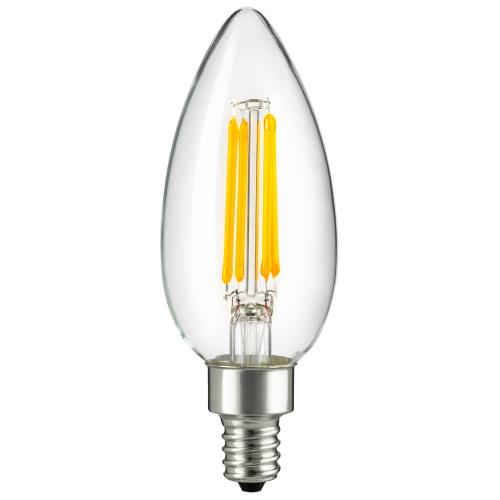 BULB - 4W LED TORP CAND 27K CLR
