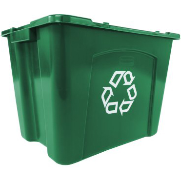 RECYCLE BIN - GREEN 14 GAL.