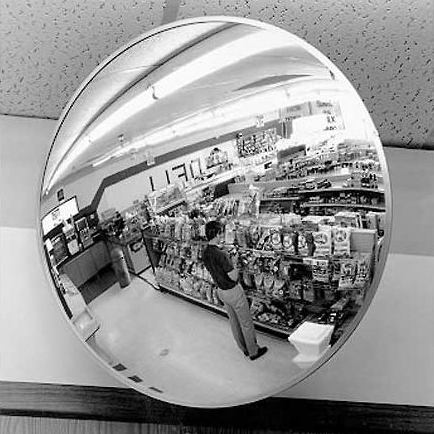 MIRROR - ROUND 13" ACRY OUTDOOR