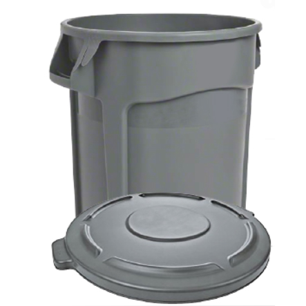 GARBAGE CANS + LIDS