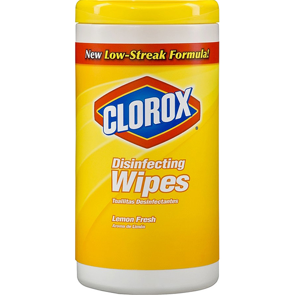 CLOROX WIPES - LEMON SCENT PK/75
