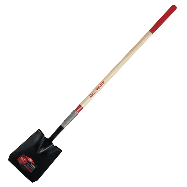 SHOVEL - LONG HANDLE SQ PT AMES