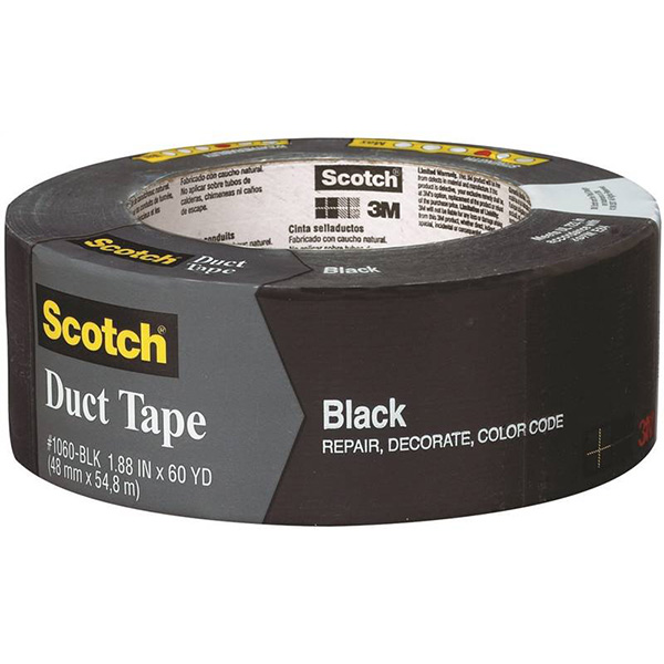 TAPE - DUCT 3M 2" X 60 YD. BLACK
