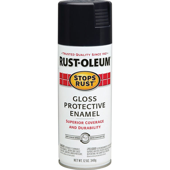 SPRAY PAINT - RUST-OLEUM GLOSSY BLACK
