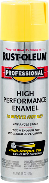SPRAY PAINT - RUST-OLEUM PRO SAFE YELLOW