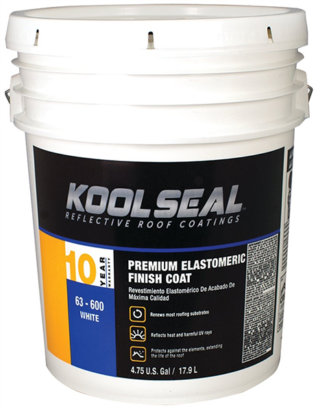 ROOF COATING - 5 GAL. ELASTO WH