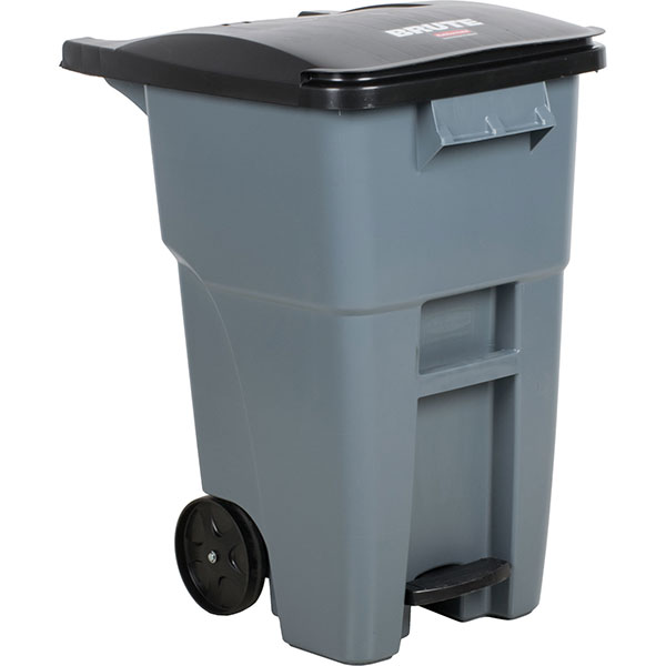 GARBAGE CAN - RUBB BRUTE 50GAL W/
