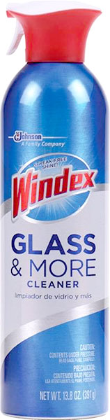 WINDEX GLASS CLEANER (13.8 OZ.)