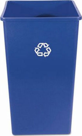 GARBAGE CAN - 50 GAL. BLUE RECYCLE
