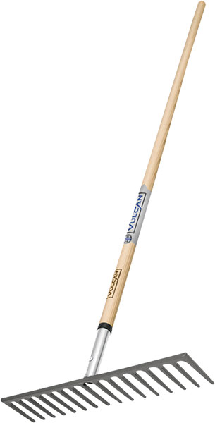RAKE - 16 TINE STEEL LEVEL HEAD