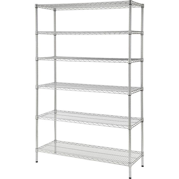 SHELF UNIT - 18 X 48X72 CHR WIRE