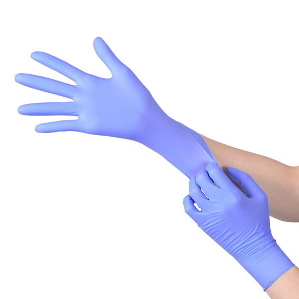 GLOVES - INDIGO NIT. L