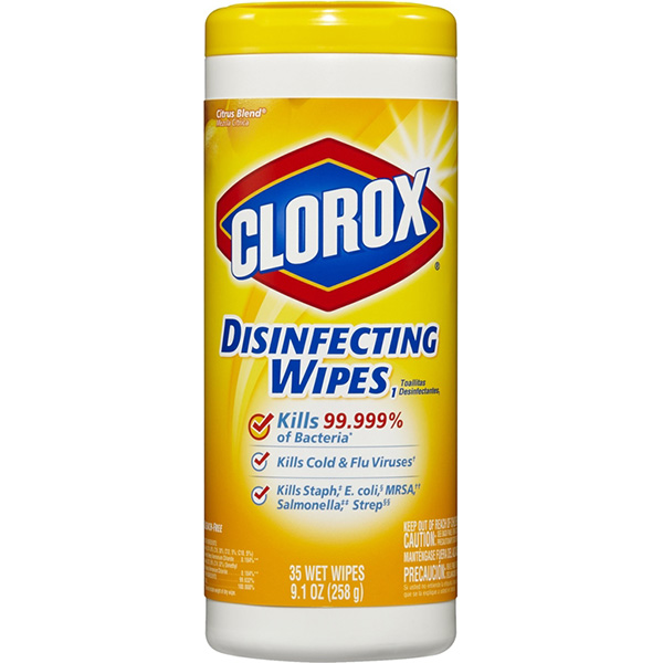 CLOROX WIPES - LEMON LG.