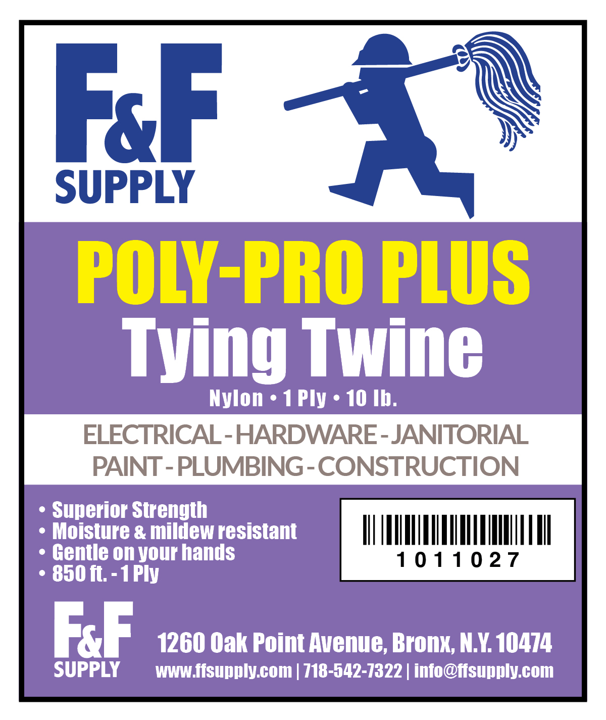 TWINE - 10 LB. 1 PLY NYLON