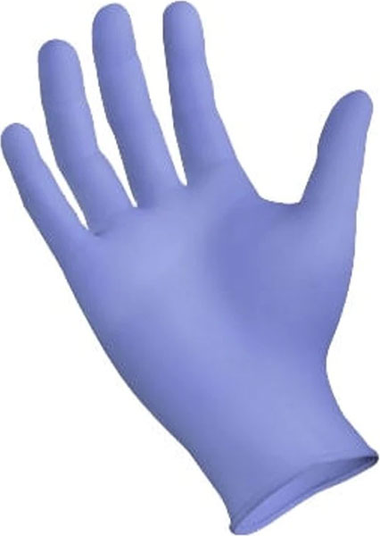 GLOVES - BLUE NIT. MEDIUM