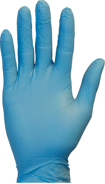 GLOVES - BLUE NIT. LARGE