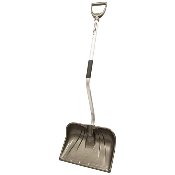 SNOW SHOVEL - 18" POLY BACKSAVER