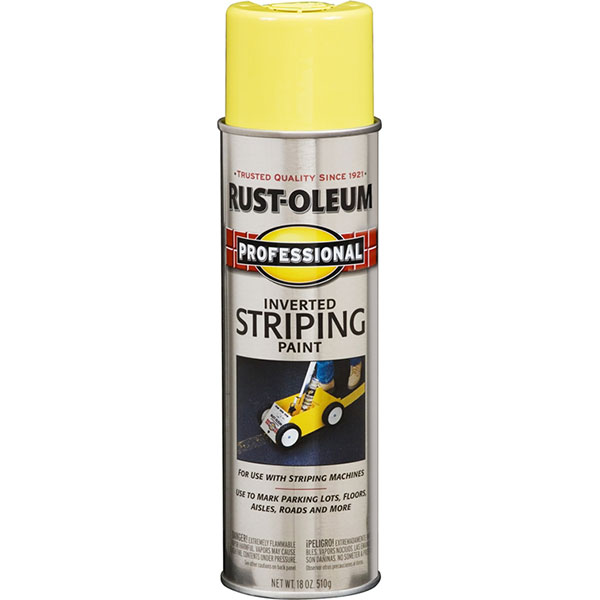 RUST-OLEUM SPRAY PAINT - YELLOW STRIPING