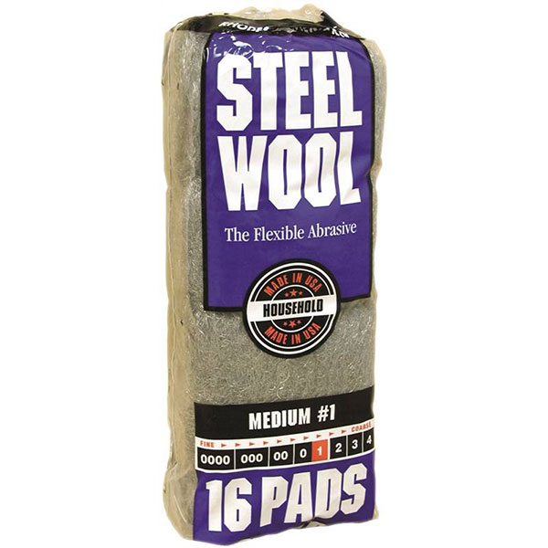 STEEL WOOL - #1 MEDIUM (16 PK.)