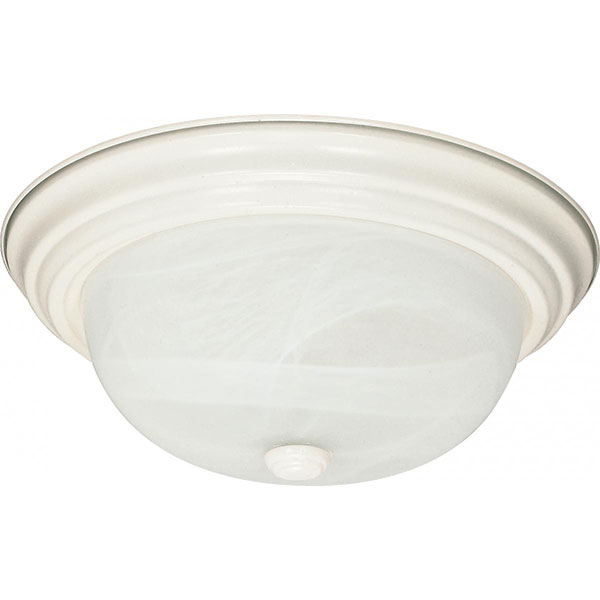 FIXTURE - 13" WHITE DOME