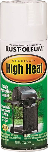 SPRAY PAINT - RUST-OLEUM HI HEAT WHITE
