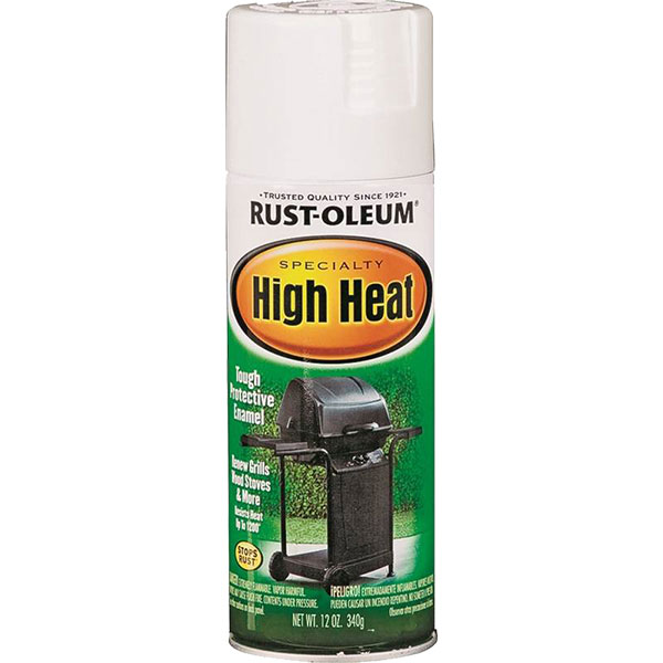 SPRAY PAINT - RUST-OLEUM HI HEAT WHITE