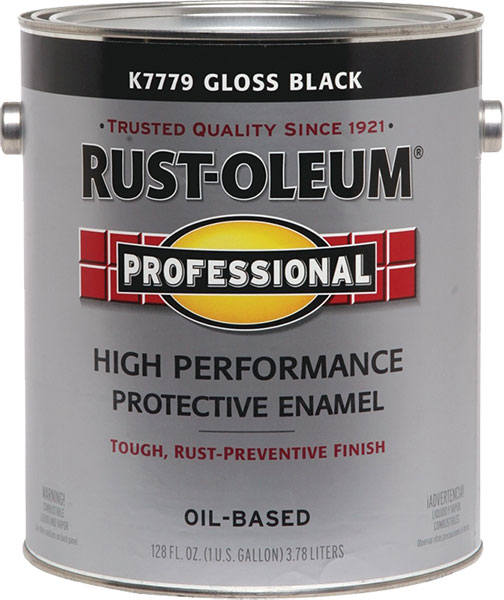 PAINT - RUST-OLEUM GLOSS BLACK ENAMEL (1 GAL.)