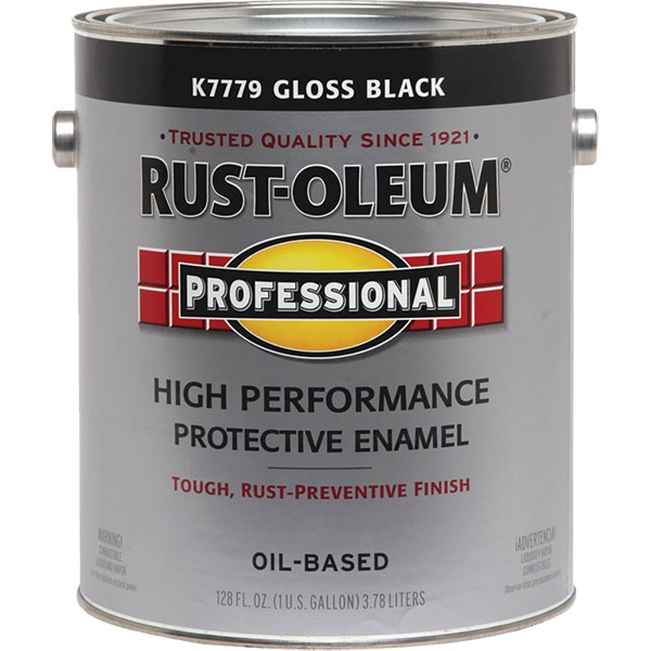 PAINT - RUST-OLEUM GLOSS BLACK ENAMEL (1 GAL.)