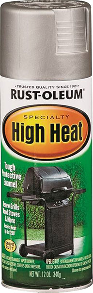 SPRAY PAINT - RUST-OLEUM HI HEAT SILVER