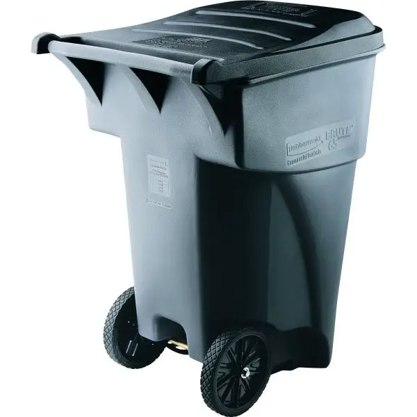 ROLLOUT - RUBB. 95 GAL. GRAY
