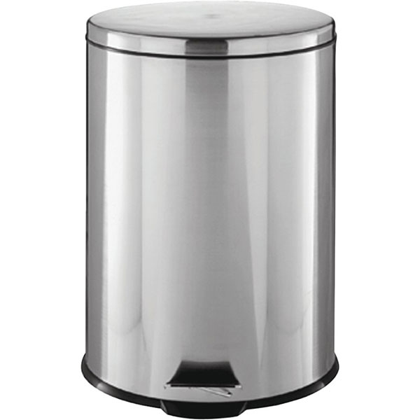 TRASH CAN - STEP SS RND 1.85GAL