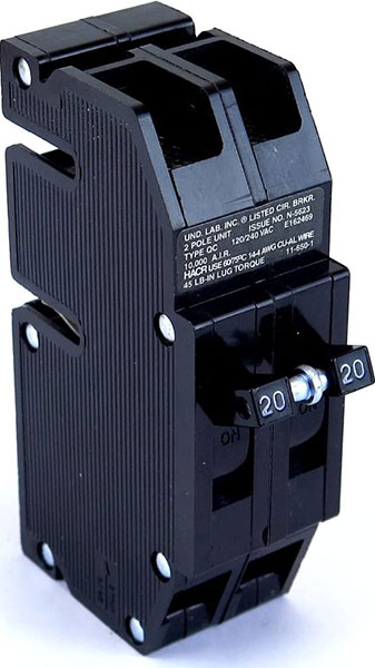 BREAKER - TWIN 20A TYPE PB