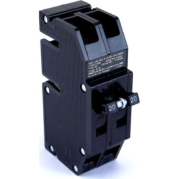 BREAKER - TWIN 20A TYPE PB