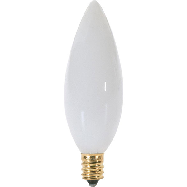 BULB - 40W WHITE TORP CANDELABRA