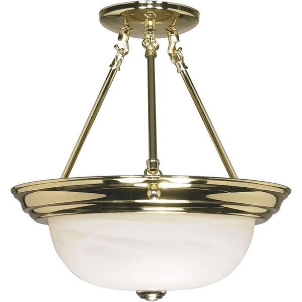FIXTURE - POLISHED BRASS HANGING