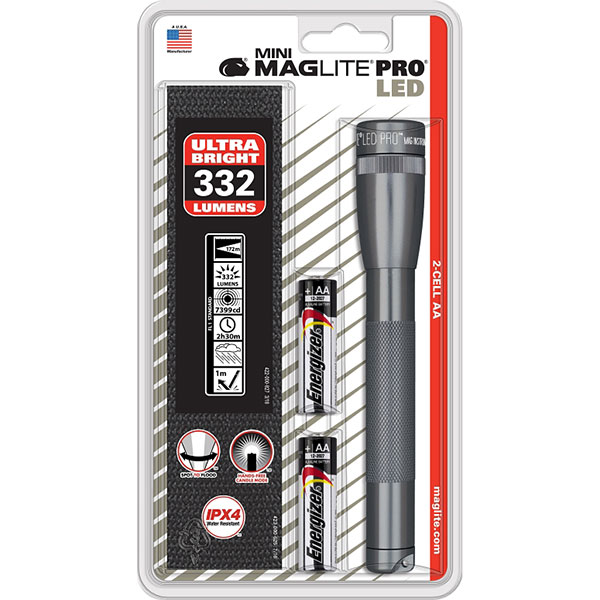 FLASHLIGHT - MAG 2AA LED PRO SLV