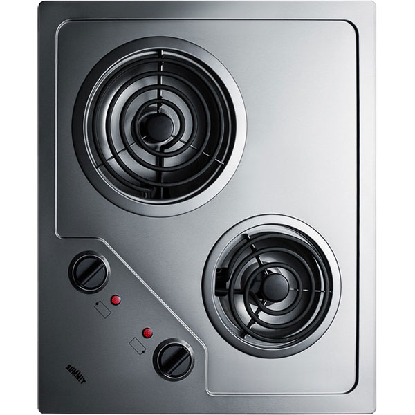 STOVE TOP - 2 BURNER SS ELECTRIC