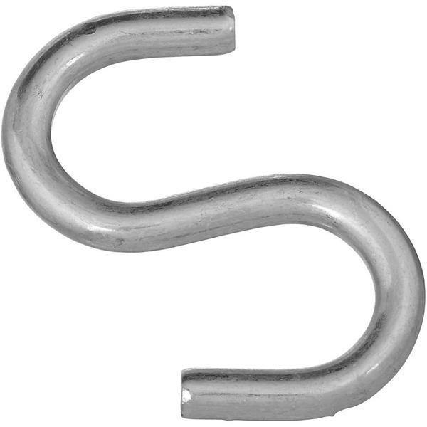 S HOOK -  3" ZINC