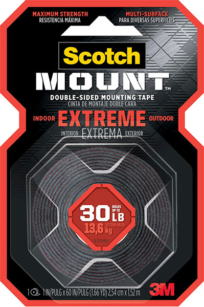 TAPE - FOAM MOUNT 1 X 60 30 LB.