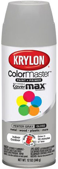 SPRAY PAINT - KRYLON GRAY GLOSS