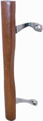 HANDLE - TERRACE DOOR WOOD W/CHR