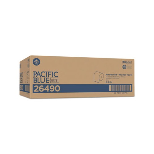 PAPER TOWEL - HARDWOUND 8" WHITE
