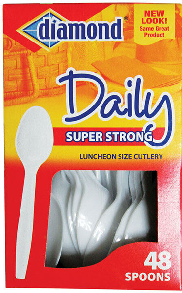 SPOON -  PLASTIC HD PK/48