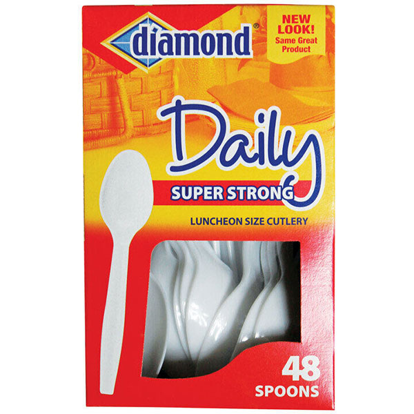 SPOON -  PLASTIC HD PK/48